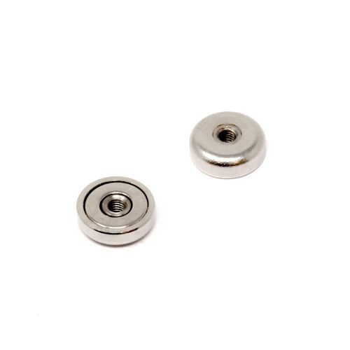 N42 Neodymium Pot Magnet Con Perno M3 Per Arti, Mestieri, Produzione Di Modelli, Fai -Da -Te, Hobby, Ufficio E Casa - 12mm Dia x 5mm Di Spessore - 4kg - Pacco Di