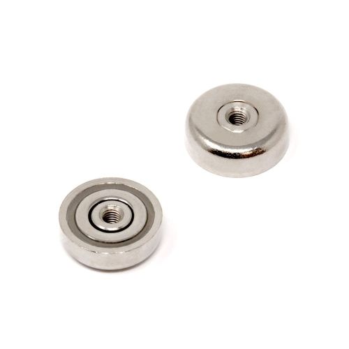 N42 Pot Neodymium Pot Per Applicazioni Fai -Da -Te, Ingegneria, Produzione, Impiccagione E Mantenimento - Filo x M5 Di Alta x 16mm x 16mm - Pullo Da 20kg - Pacco Di 10