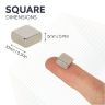 10 x 10 x 5mm thick N42 Neodymium Magnet - 3.5kg Pull