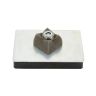 79 x 53 x 12mm thick x M6 thread Rubber Coated Mag Pad - 10kg Pull