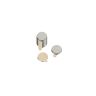10mm dia x 1mm thick Nickel Plated Mild Steel Disc with 3M™ Self-Adhesive
