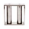 Food Industry Grade Stainless Steel Magnetic Separator Grid - 10,000 Gauss (Size Options Available)