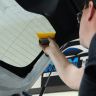 MagWrap™ 140mm Angled Yellow Rubber Turbo Squeegee
