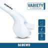 SCREWD 400mm Bathroom Suction Cup Shower and Bath Aid Handle