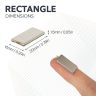 Adhesive 20 x 10 x 1.5mm thick N42 Neodymium Magnet - 2kg Pull