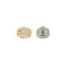 20mm dia x 7mm thick N42 Neodymium Pot Magnet with M4 stud - 15.8kg Pull