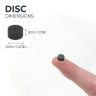6mm dia x 3mm thick Y10 Ferrite Magnets - 0.063kg Pull