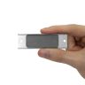 76 x 24 x 6.35mm thick (x 4mm hole) Ferrite Channel Magnet - 10kg Pull