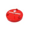 (Seconds) 100mm dia x 15mm thick Ferrite Limpet Pot Magnet c/w M6 threaded hole - 55kg Pull