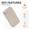 20 x 10 x 40mm thick N42 Neodymium Magnet - 11.2kg Pull