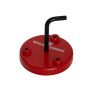 76mm dia x 12.5mm thick Ferrite Limpet Pot Magnet c/w M6 threaded hole - 33kg Pull