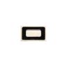 63.5 x 38.1 x 31.75mm thick Electromagnet with 5mm Mounting Hole - 91kg Pull (12V DC / 5W)
