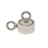 60mm dia x 30mm N42 Neodymium Pot Magnet with 2x M8 Eyebolts + 10 metre Rope - 120kg Pull