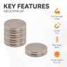 25mm dia x 3mm thick N42 Neodymium Magnet - 5.5kg Pull