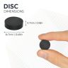 16.7mm dia x 4.7mm thick Rubber Coated N42 Neodymium Magnet - 1.8kg Pull