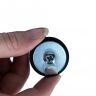 31mm dia x 6mm high Rubber Coated Magnet With 26mm Picture Hook - 5.7kg Pull