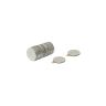 Adhesive 9.5mm dia x 0.75mm N35 Neodymium Magnet - 0.35kg Pull