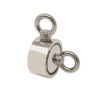 60mm dia x 30mm N42 Neodymium Pot Magnet with 2x M8 Eyebolts + 10 metre Rope - 120kg Pull