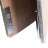 61 x 14.5 x 2mm thick Nickel Plated Mild Steel Plate + 2x 5.25mm c/sunk holes