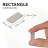 20 x 10 x 2mm thick N42 Neodymium Magnet - 2.1kg Pull