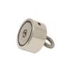 60mm dia x 30mm N42 Neodymium Pot Magnet with 2x M8 Eyebolts + 10 metre Rope - 120kg Pull