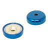 32mm dia A Type Coloured Neodymium Pot Magnets - 36.4kg Pull