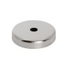 50mm dia x 10mm thick x 8.5mm hole Ferrite Pot Magnet - 15.8kg Pull