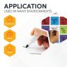 MagFlex® 75 x 75 x 0.85mm Scrumboard Magnet - Gloss Dry-Wipe Surface (Assorted)