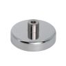 80mm dia x 32mm tall x M10 thread Ferrite Pot Magnet - 60kg Pull