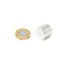 25.4mm dia x 25.4mm thick N42 Neodymium Magnet - 21.77kg Pull - Licensed Material