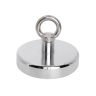 125mm dia x 100mm tall Ferrite Recovery Magnet with M14 Eyebolt - 130kg Pull