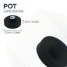 22mm dia x 6mm high Rubber Coated POS Magnet c/w M4 Boss Thread - 5kg Pull