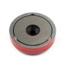 29mm dia x 9mm thick Alnico Shallow Pot Magnet c/w 5.2mm dia countersunk hole - 5kg Pull