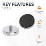125mm dia x 50mm tall x M14 thread Ferrite Pot Magnet - 130kg Pull