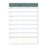 52 Sheet A5 Magnetic Weekly Meal Planner Notepad - Green