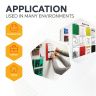 MagFlex® 75 x 75 x 0.85mm Scrumboard Magnet - Gloss Dry-Wipe Surface