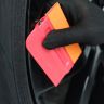 MagWrap™ Red Pro-Tint Bondo Magnetic Squeegee with Suede