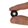 16.6mm dia x 5.1mm thick x 4.2mm c/sink Rubber Coated N42 Neodymium Magnet - 1.9kg Pull