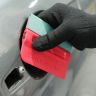 MagWrap™ Red Pro-Tint Bondo Magnetic Squeegee with Suede