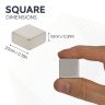 20 x 20 x 10mm thick N42 Neodymium Magnet - 14.2kg Pull