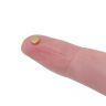 4mm dia x 1.5mm thick Gold Plated Therapy Magnets - Dimple On North Face
