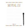 MagFlex® A4 Stripes Shopping List Fridge Magnet - Flexible Magnetic Sheet