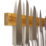 Magnetic Knife Rack - Wood Finish