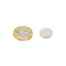 15mm dia x 2mm thick N42 Neodymium Magnet - 2.2kg Pull