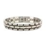 Magnets4 - Men's Rare Earth Magnetic Bracelet with Fold-over Clasp Pulsar