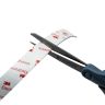 FerroFlex® 25mm Wide Ferrous Strip - 3Mª Self-Adhesive / Gloss White