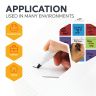 MagFlex® 75 x 75 x 0.85mm Scrumboard Magnet - Gloss Dry-Wipe Surface