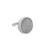 25mm dia Ferrite White Painted Clamping Magnet with M4 Hook  - 4kg Pull