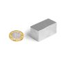 40 x 20 x 20mm thick N42 Neodymium Magnet - 29kg Pull