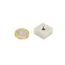 30 x 30 x 15mm thick x 6.5mm c/s N42 Neodymium Magnet - 30kg Pull